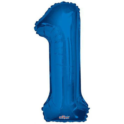 Imagen de Azul #1 inflado con helio