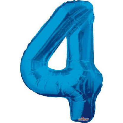 Imagen de Azul #4 inflado con helio
