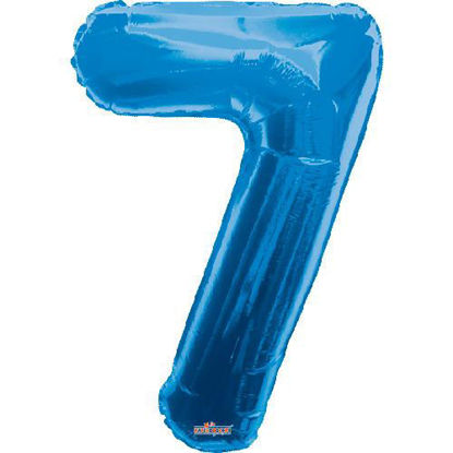 Imagen de Azul #7 inflado con helio