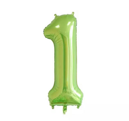 Imagen de Verde #1 inflado con helio