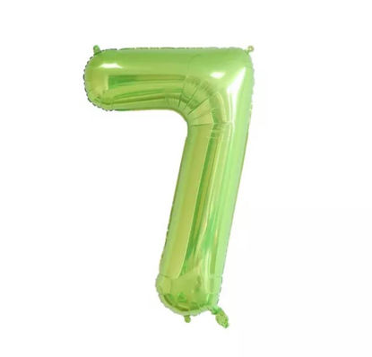 Imagen de Verde #7 inflado con helio